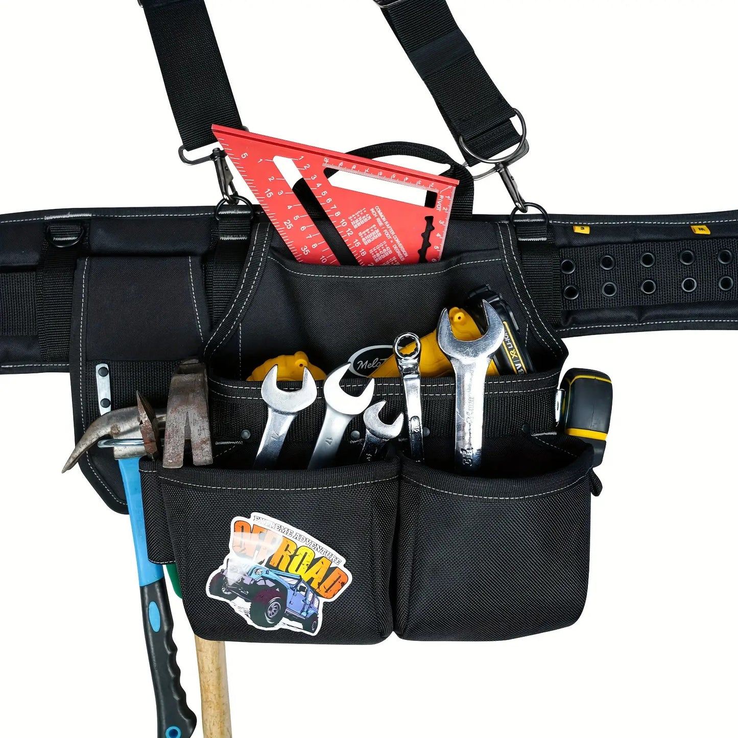 Tool Belt With Suspenders Tool Bag
