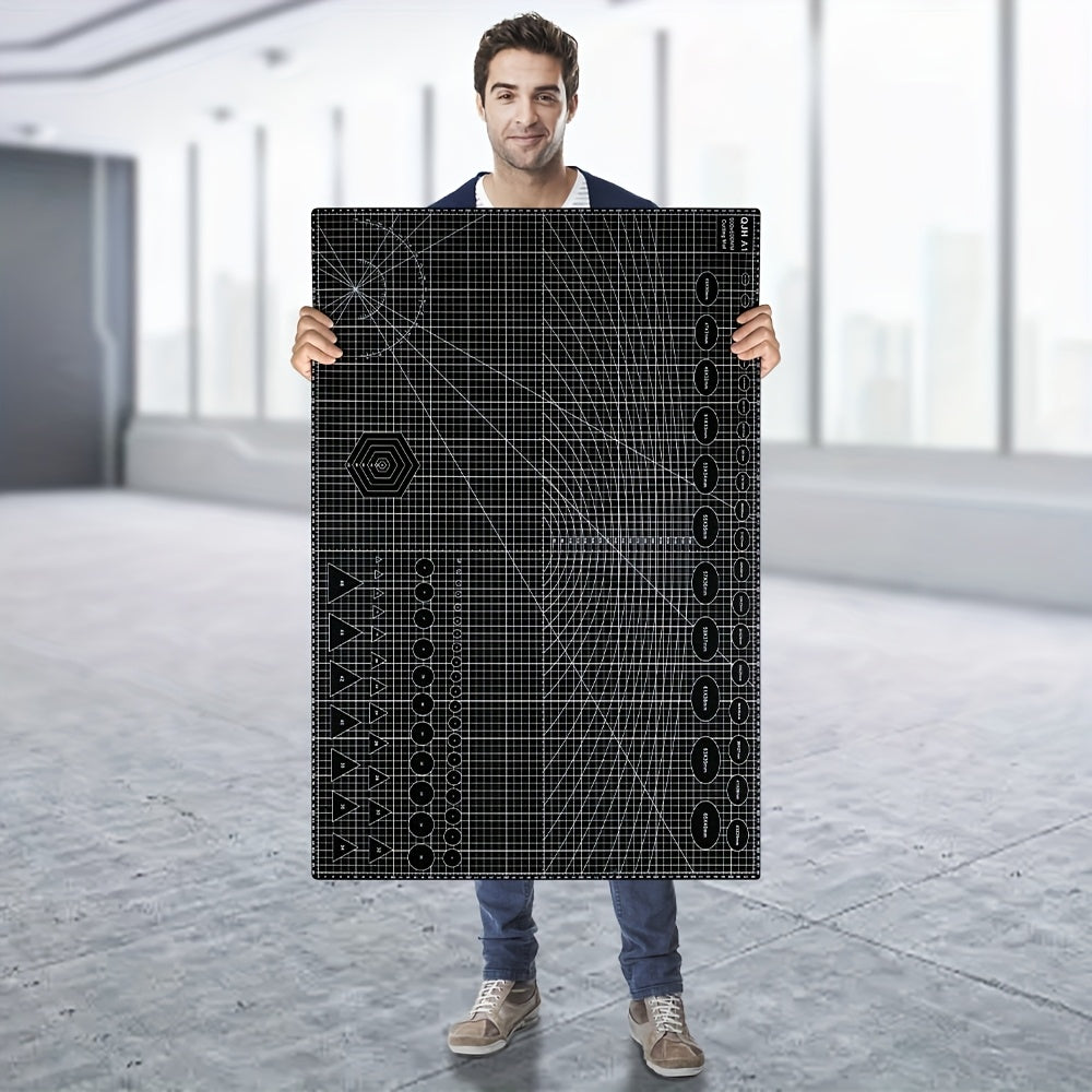 1pc A1 Size Double-Sided PVC Cutting Mat