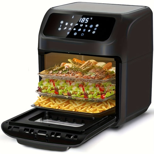 1pc, Hot Air Oven 10 L, 12 In 1 Digital Hot Air Fryer