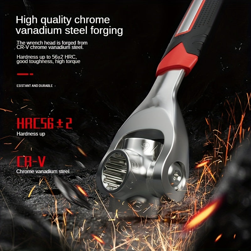 1pc 8-in-1 Multi-Function Socket Wrench