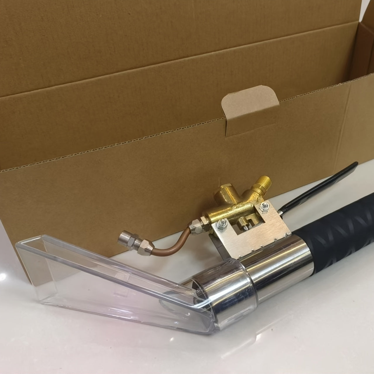 1pc Stainless Steel High-Temperature Steam Gun Pickup Attachment