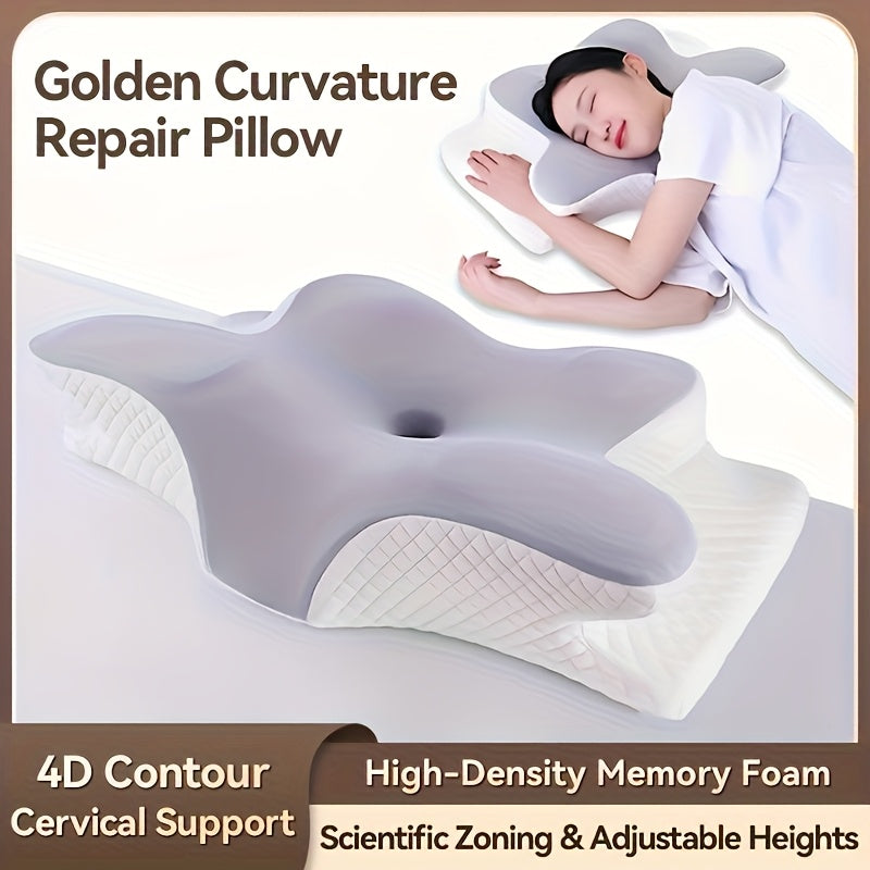1 Butterfly-Shaped Memory Foam Pillow