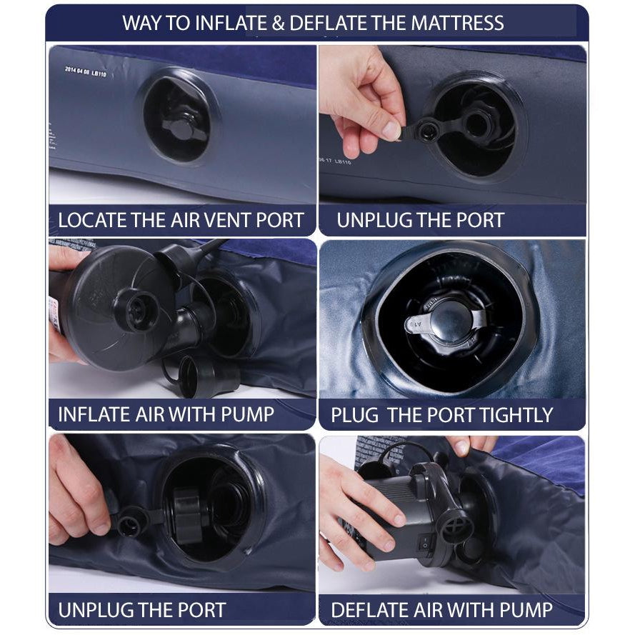 Queen-size soft air mattress