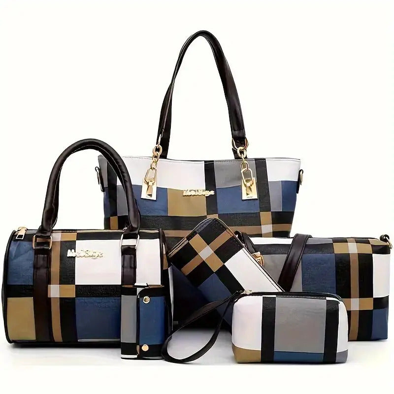 6pcs/set Large Capacity Shoulder Bag
