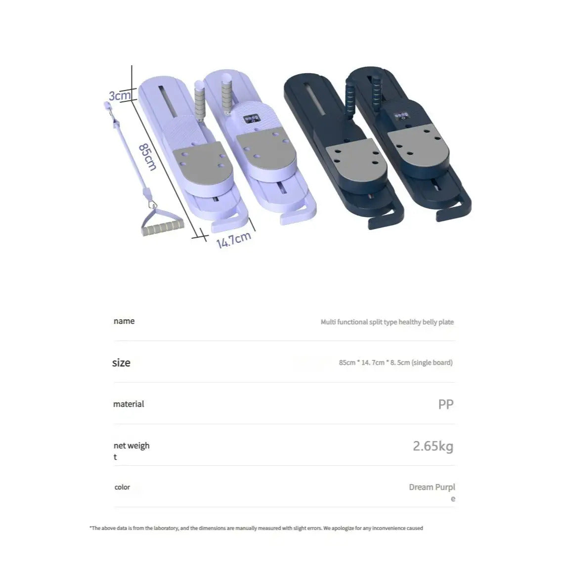 Split Pilates balance board,  multifunctional fitness tool