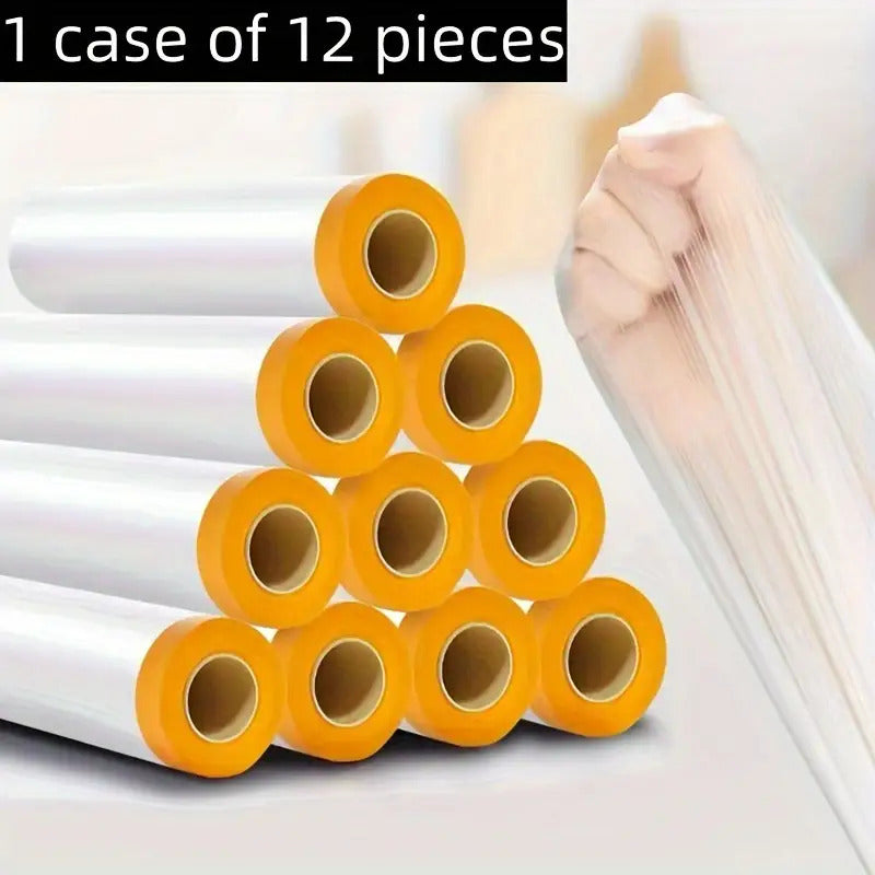 1 case of 12pcs wholesale Kraft Masking Film Pre-Adhesive Masking Paper Rolls