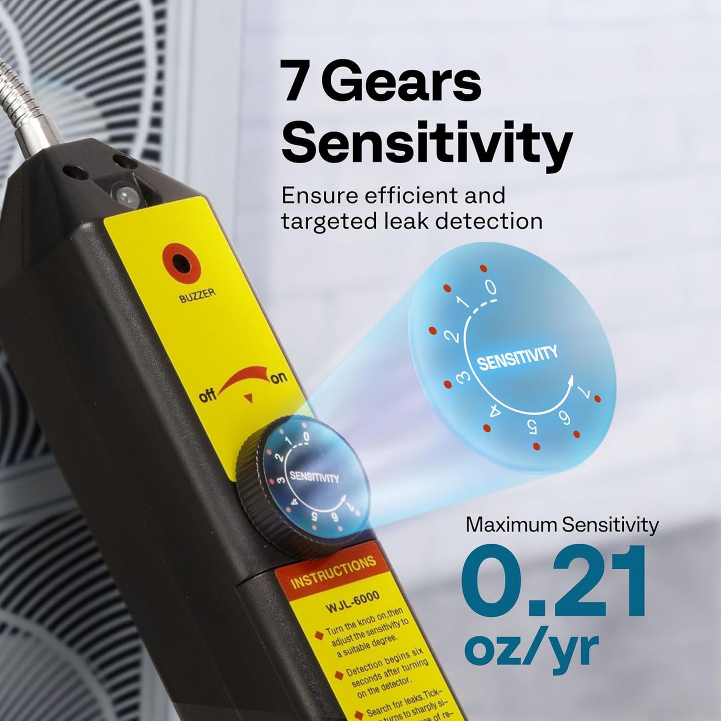 Refrigerant Halogen Leak Detector