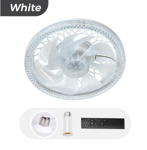 2-in-1 Mute Adjustable Fan Light with Remote Control