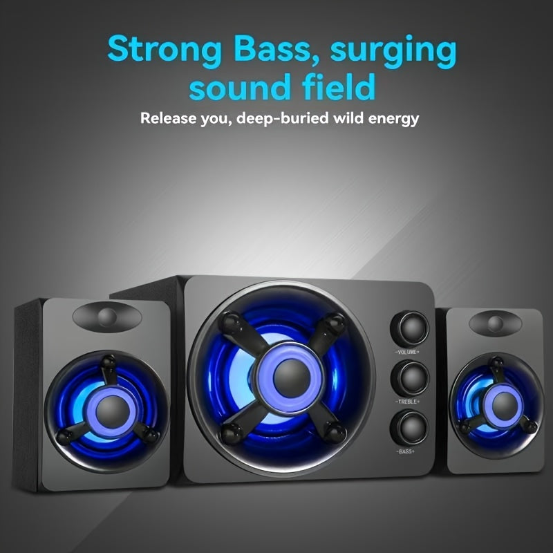 New D-208 wired speaker with USB power supply
