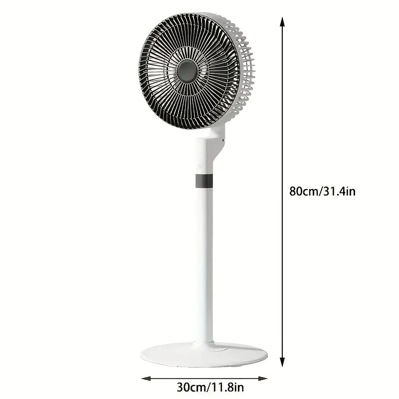 Silent High Wind Power USB Floor Fan (No Battery)