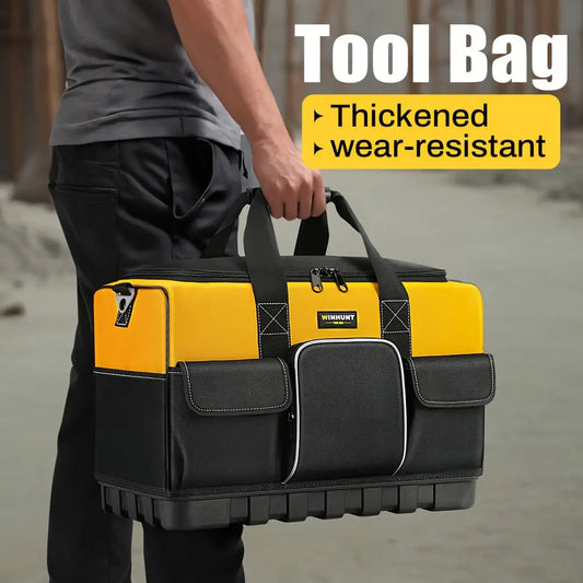 Heavy-Duty Tool Kit, 16-Pocket Portable Toolbox Organizer Storage