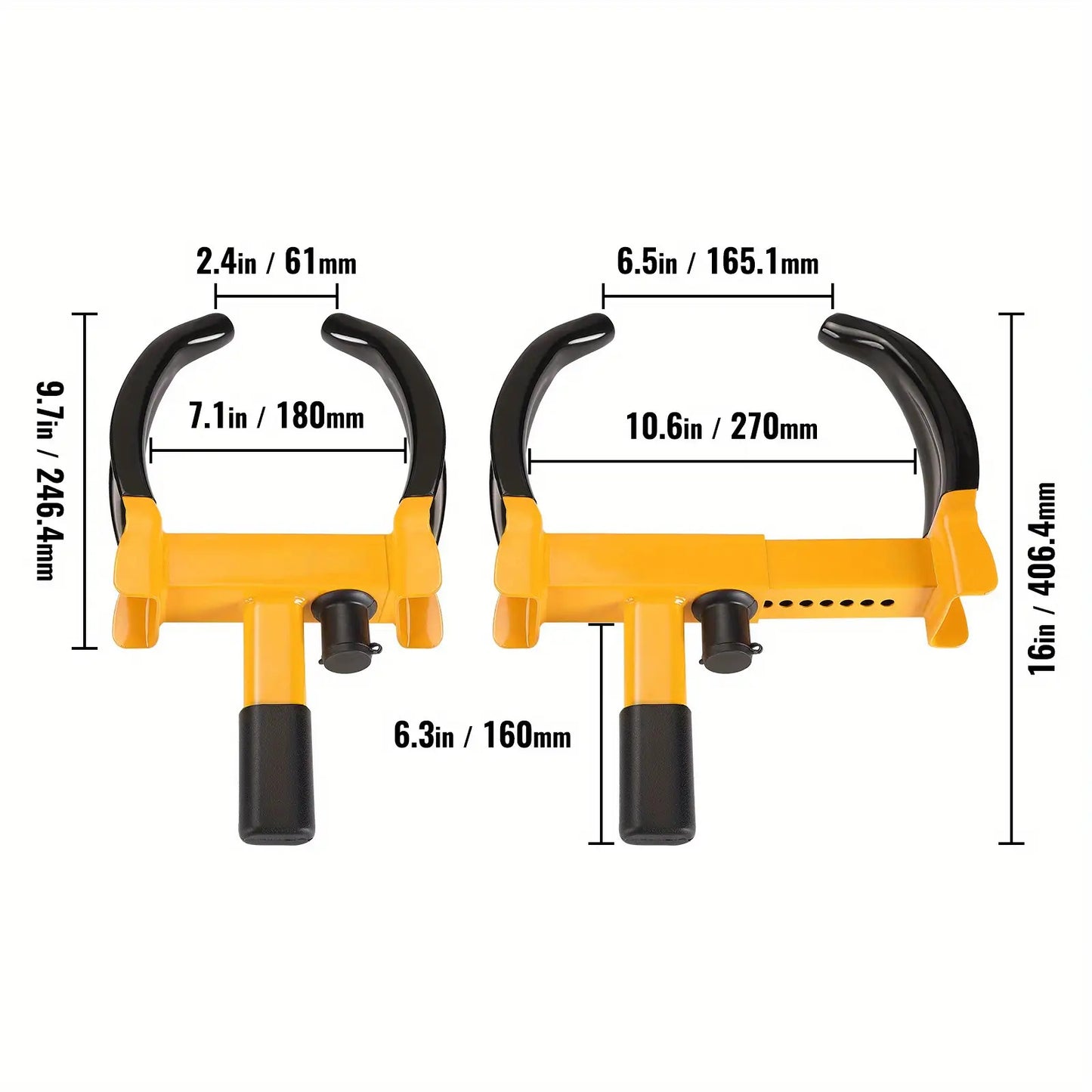 2 Set Universal Wheel Clamp