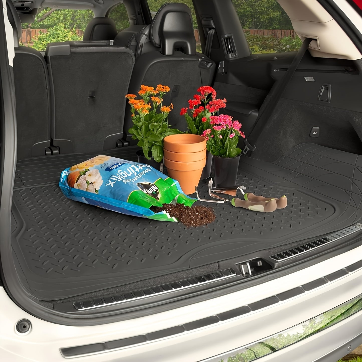 All-Weather PVC Car Trunk Mat 47.2"x31.5" Waterproof