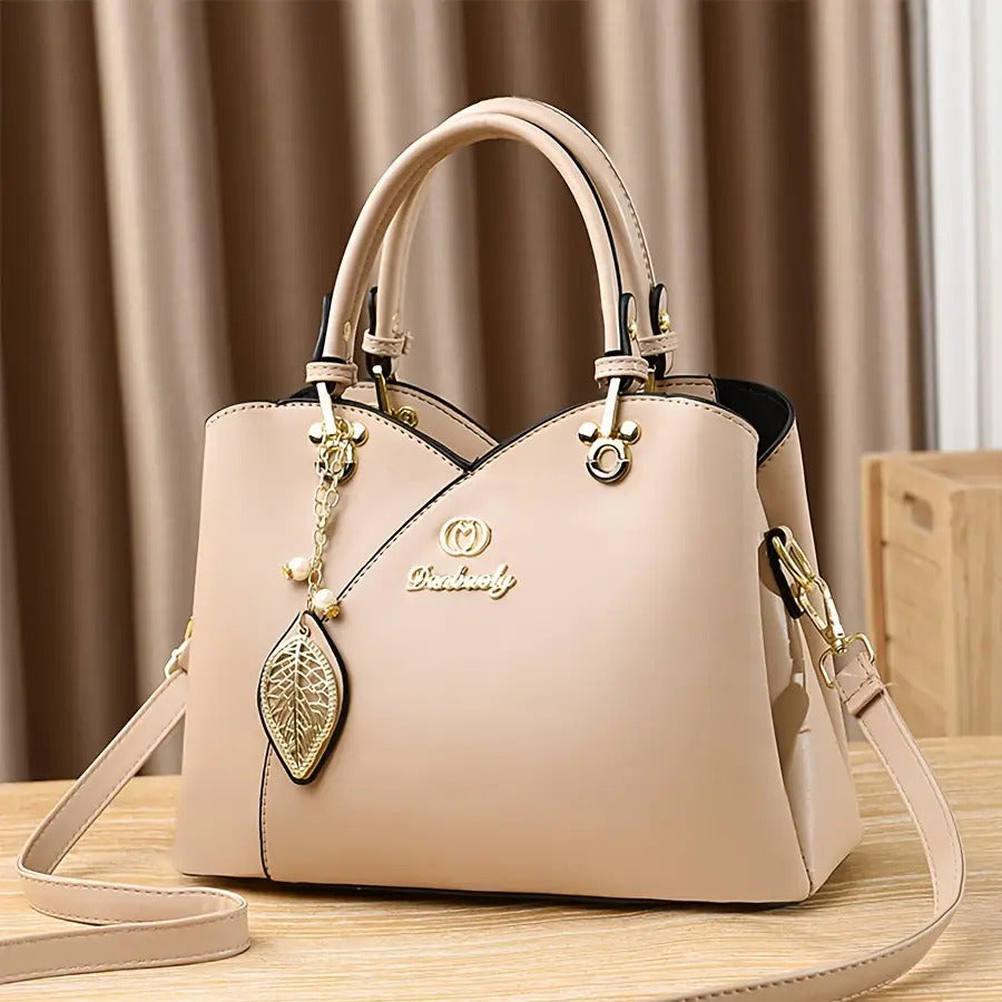 Elegant Solid Color Women’s Handbag