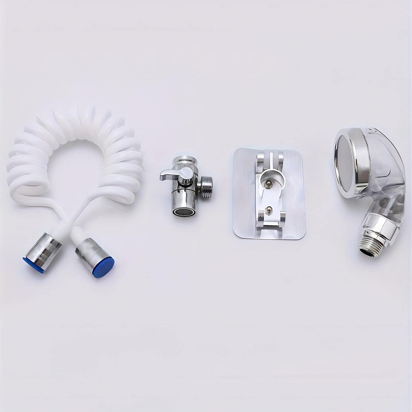 1 Set Modern Metal Handheld Shower with Hose