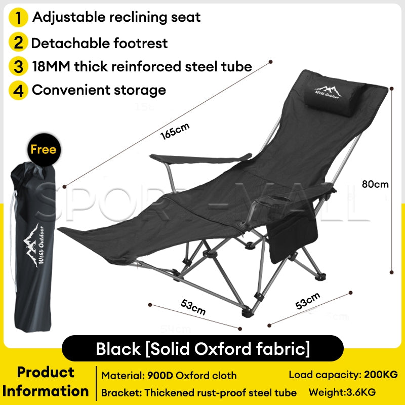 Portable Folding Recliner Lazy Chair