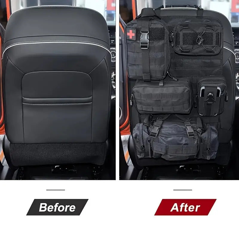 Tactical Car Seat Back Organizer