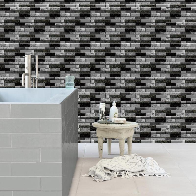 3D Effect Brick Wall Texture Sticker