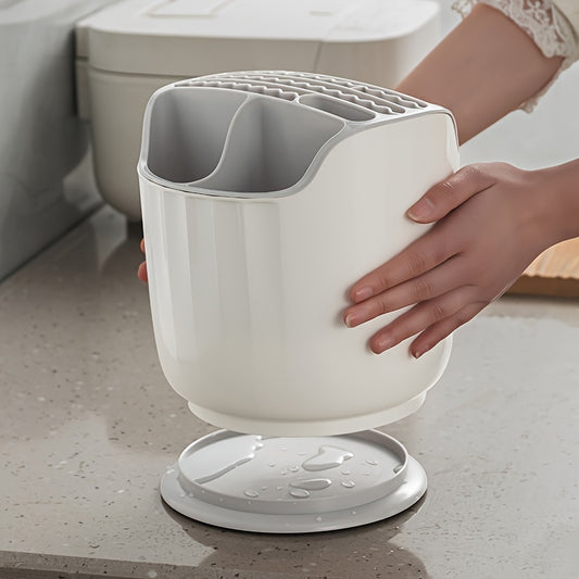 Rotating Knife Utensil Holder Organizer