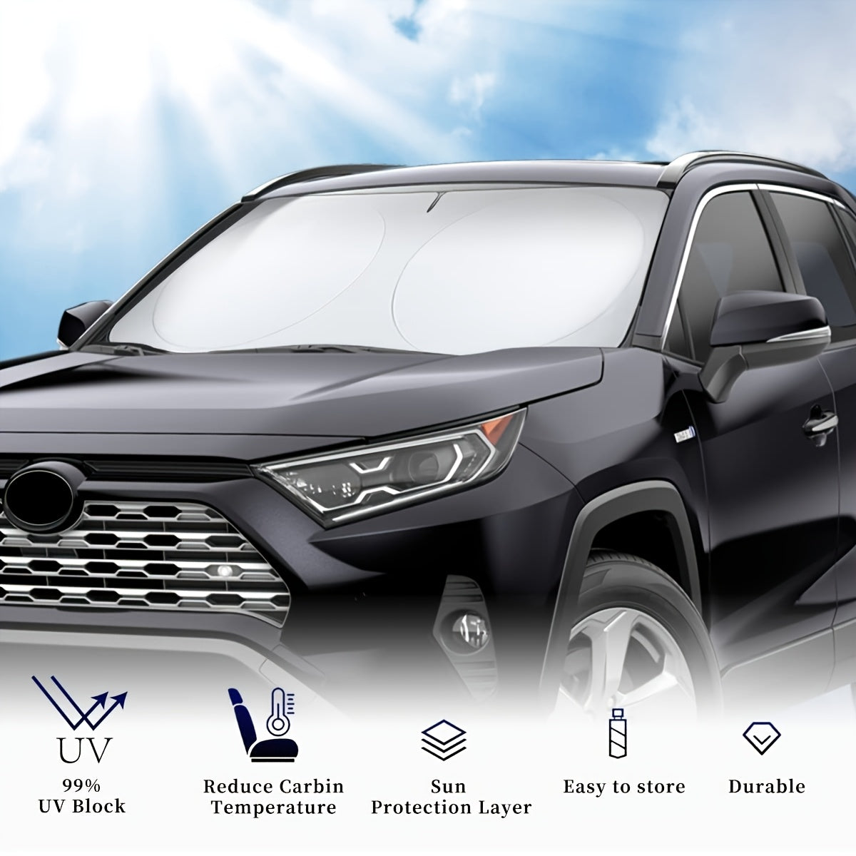 2025 Upgrade Windshield Sun Shade