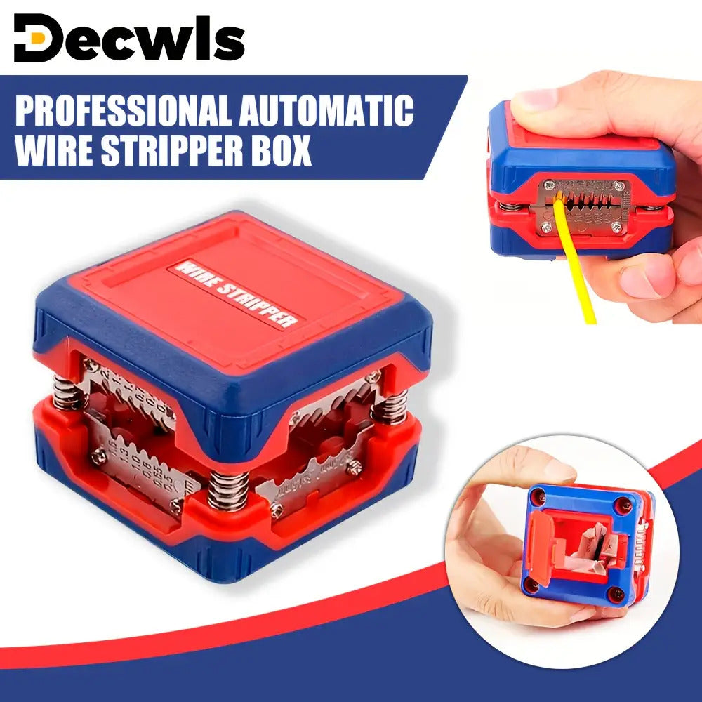 Professional Automatic Wire Stripper Box - Multi-Sized Wire Stripper Tool