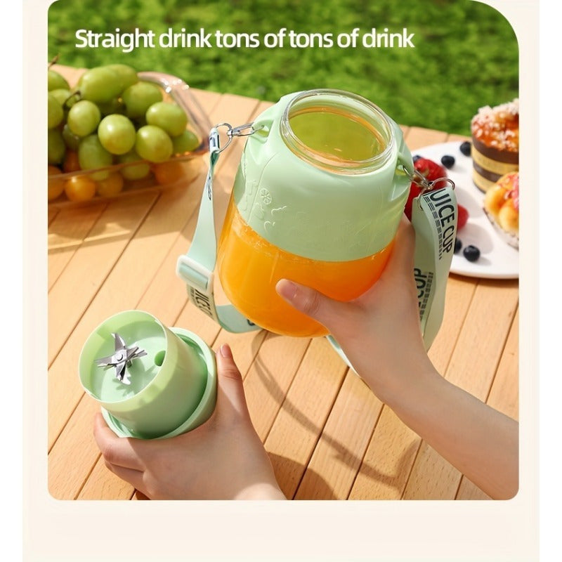 1pc Large Capacity Portable USB Rechargeable Electric Juice Cup