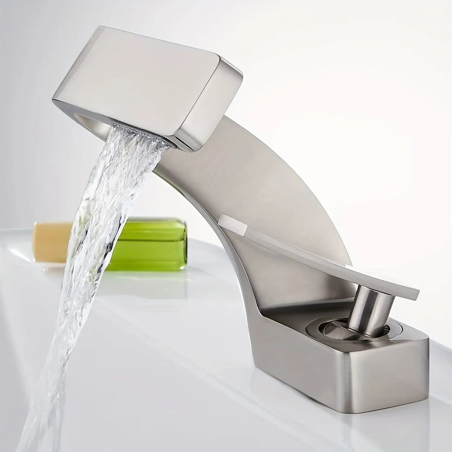 Bathroom Sink Waterfall Faucet