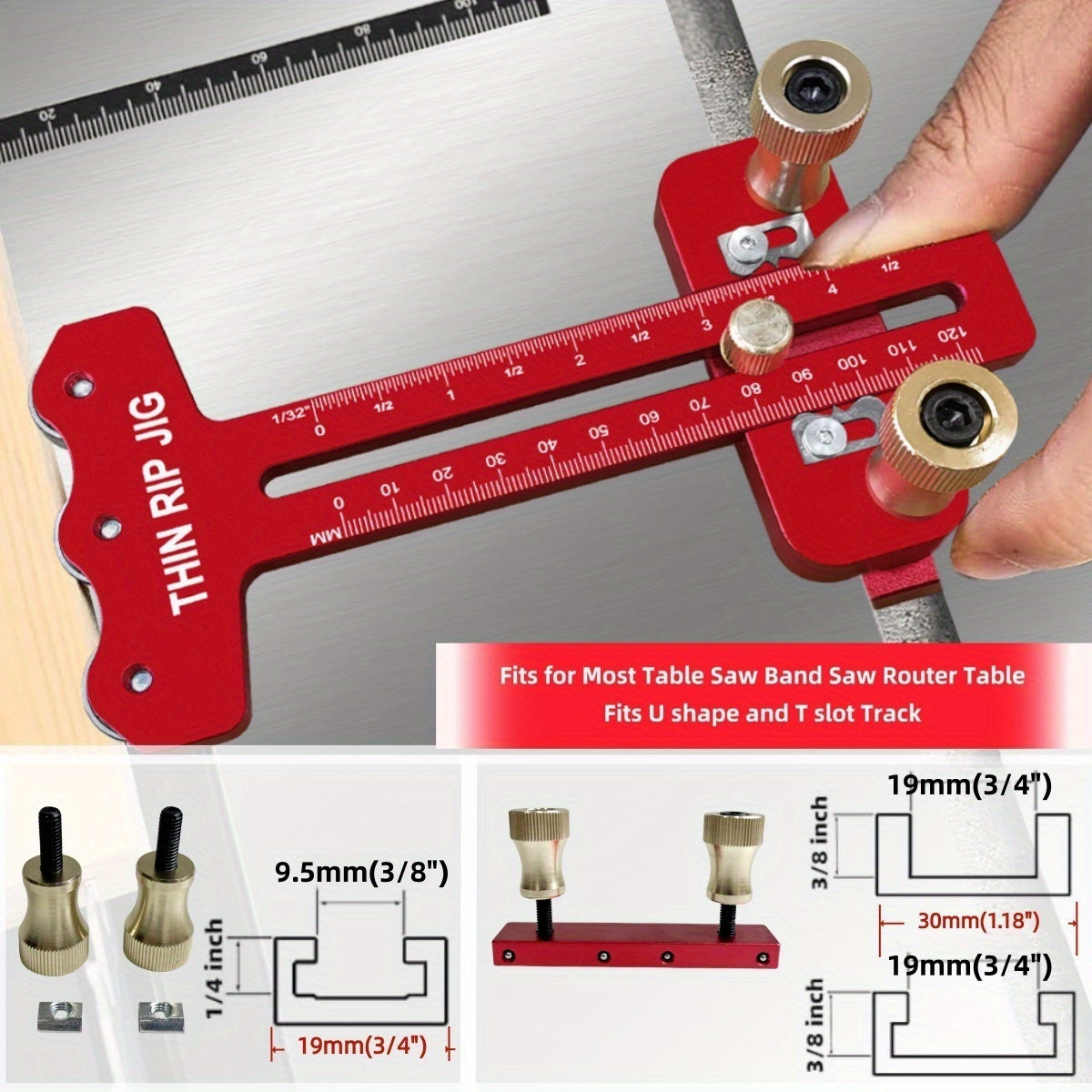 3-Pulley Thin Rip Jig