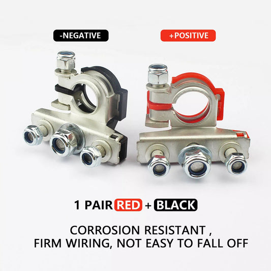 2pcs Battery Terminal Clamp Connectors