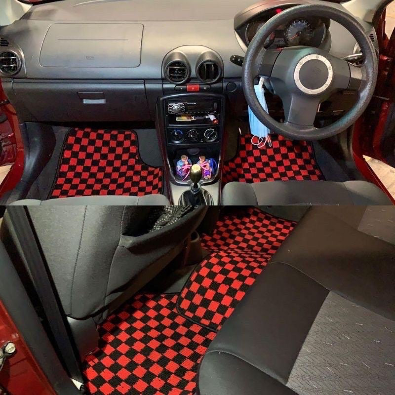 five-piece car floor mat set