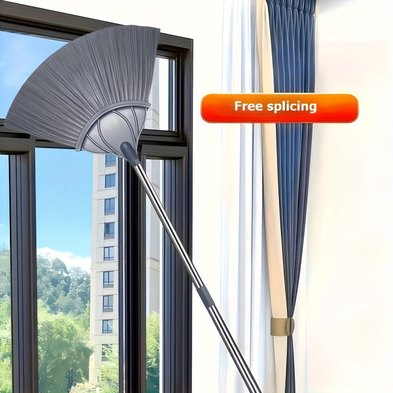 3 Sets of Wall Brooms with Telescopic Rods