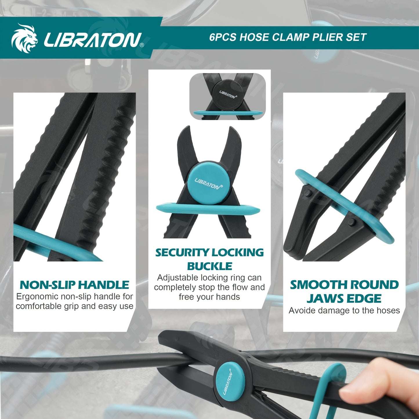 6pcs Hose Clamp Tool Kit