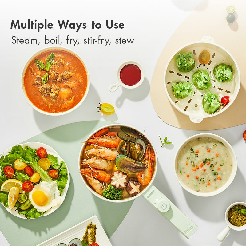 Multifunctional Cooker Electric Skillet Hot Pot