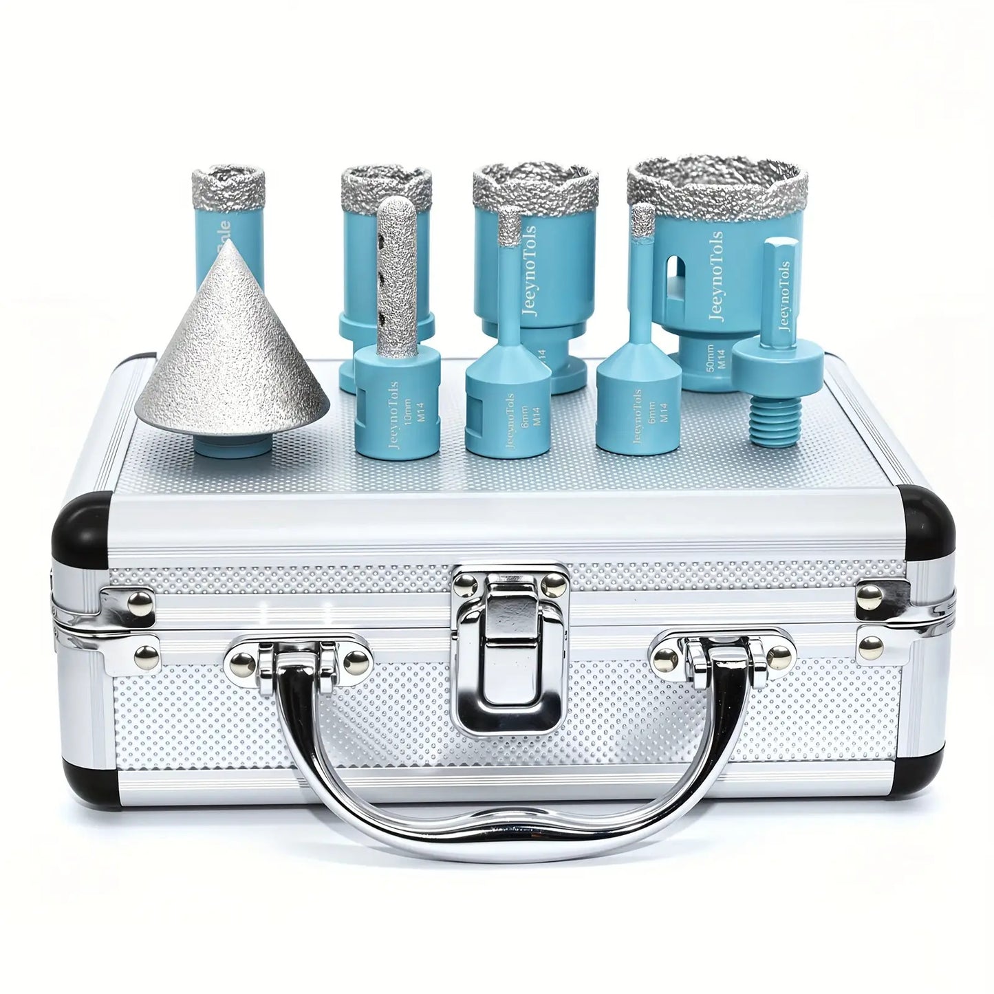 9pcs Diamond Tile Drill Bits Set