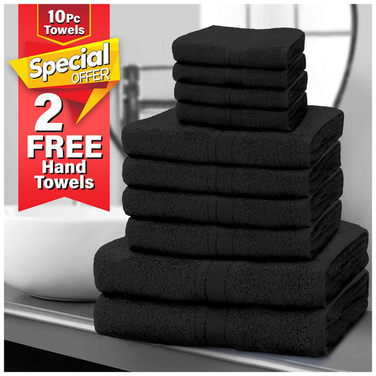 8pcs Egyptian Cotton Towel Set