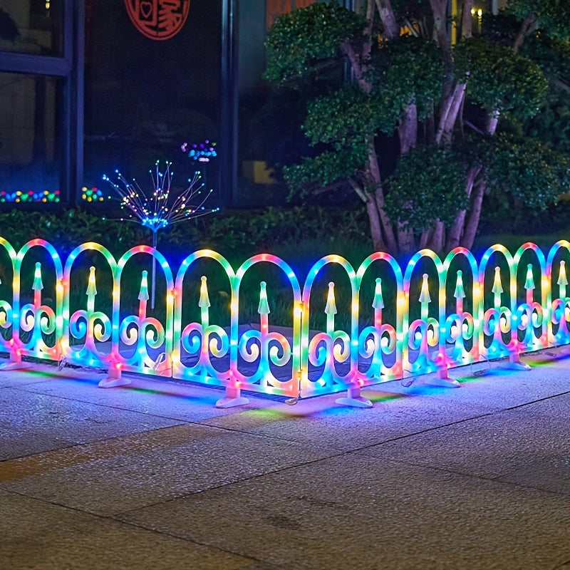 8pcs Outdoor Solar Fence Lights