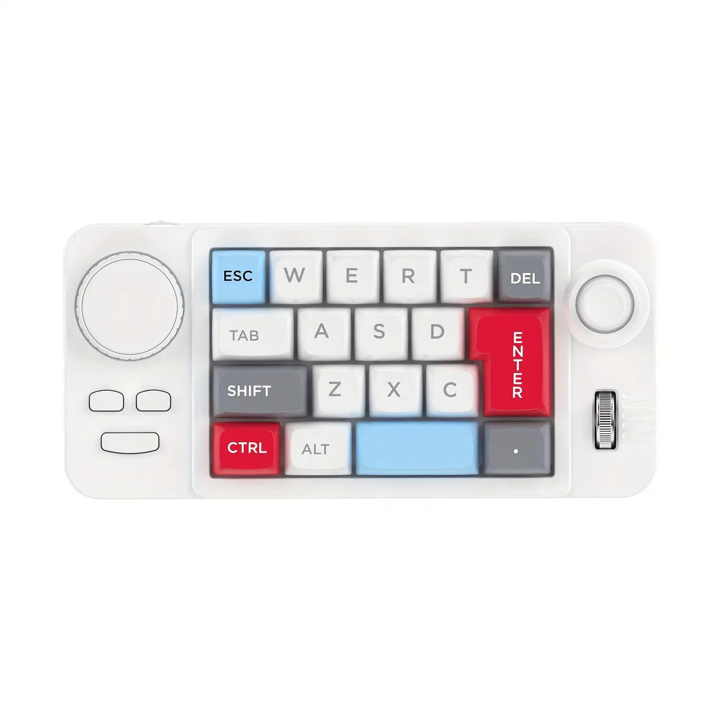 Wired Gaming Keyboard with Volume Scroll Wheel & Game Joystick