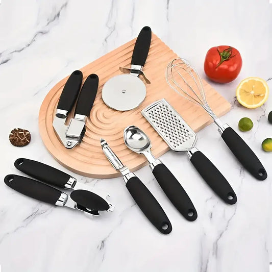 Pink Kitchen Accessories -  Stainless Steel Kitchenware Set
