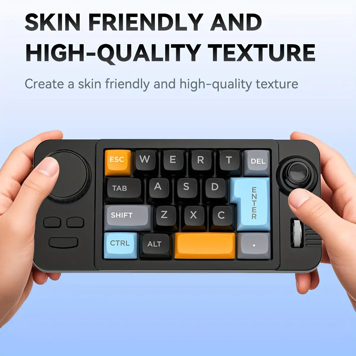 Wired Gaming Keyboard with Volume Scroll Wheel & Game Joystick