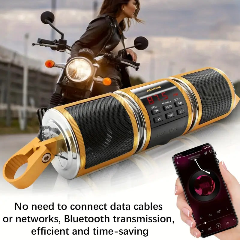 12V Wireless Motorcycle Stereo Speaker