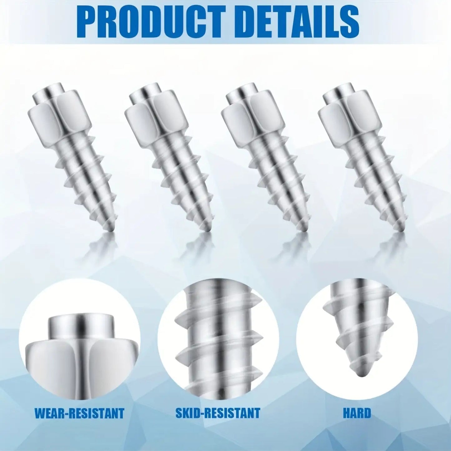200pcs Universal Model Non-Slip Skid Nails