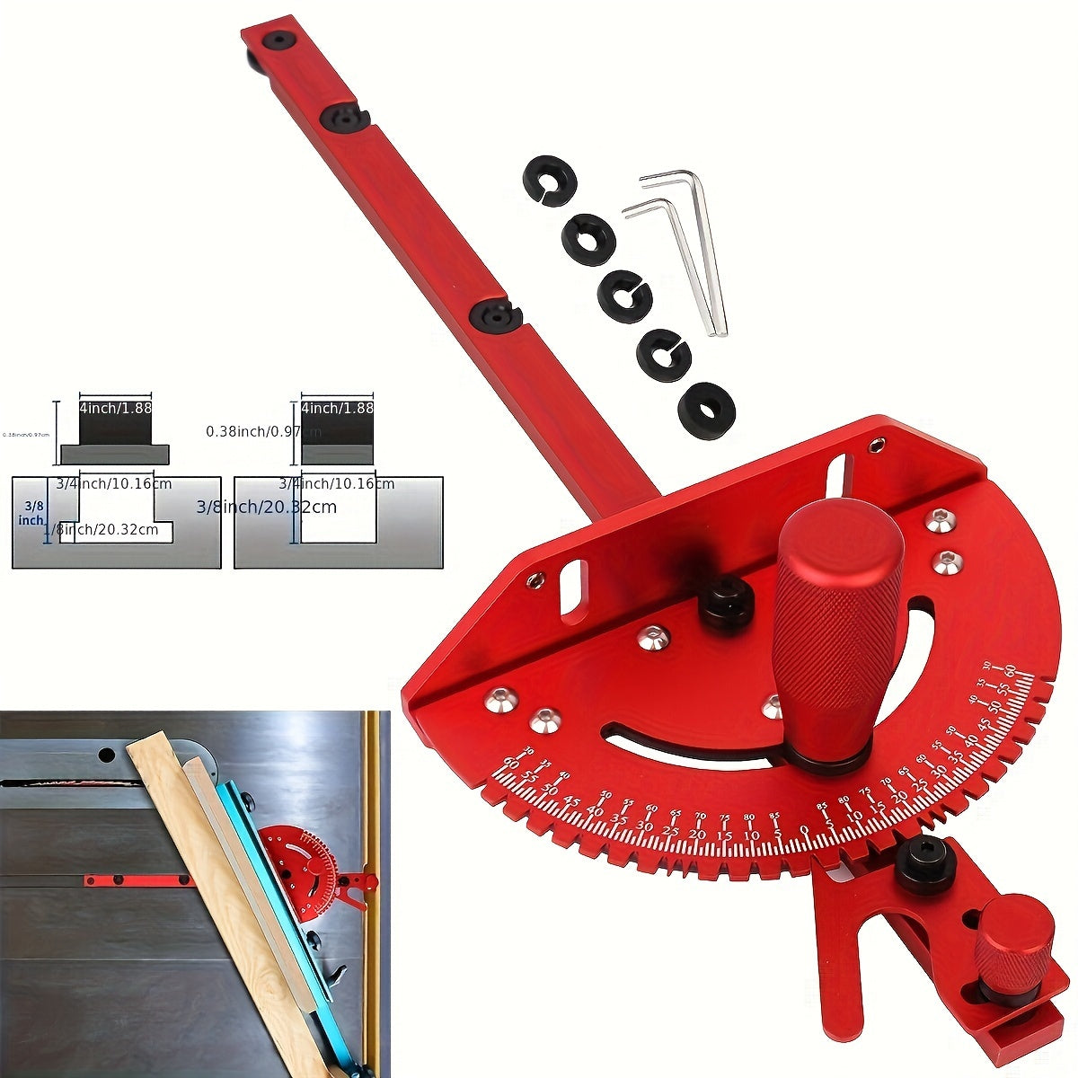 Precision Miter Gauge Set
