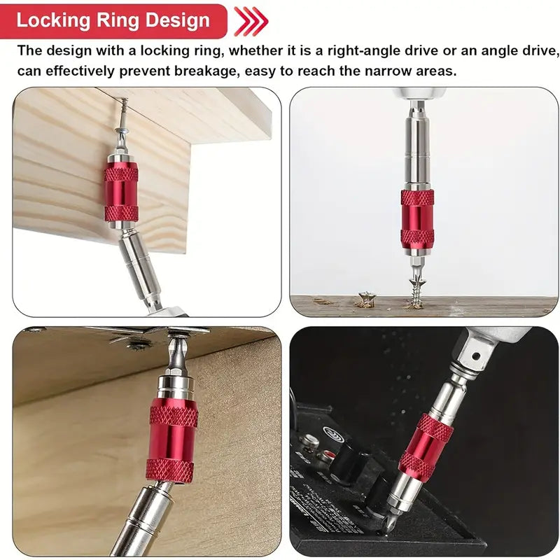 1/4" Hex Magnetic Swivel Drill Bit Holder