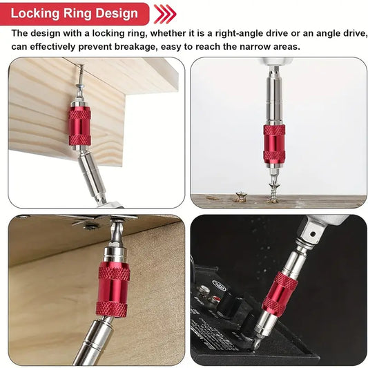 1/4" Hex Magnetic Swivel Drill Bit Holder