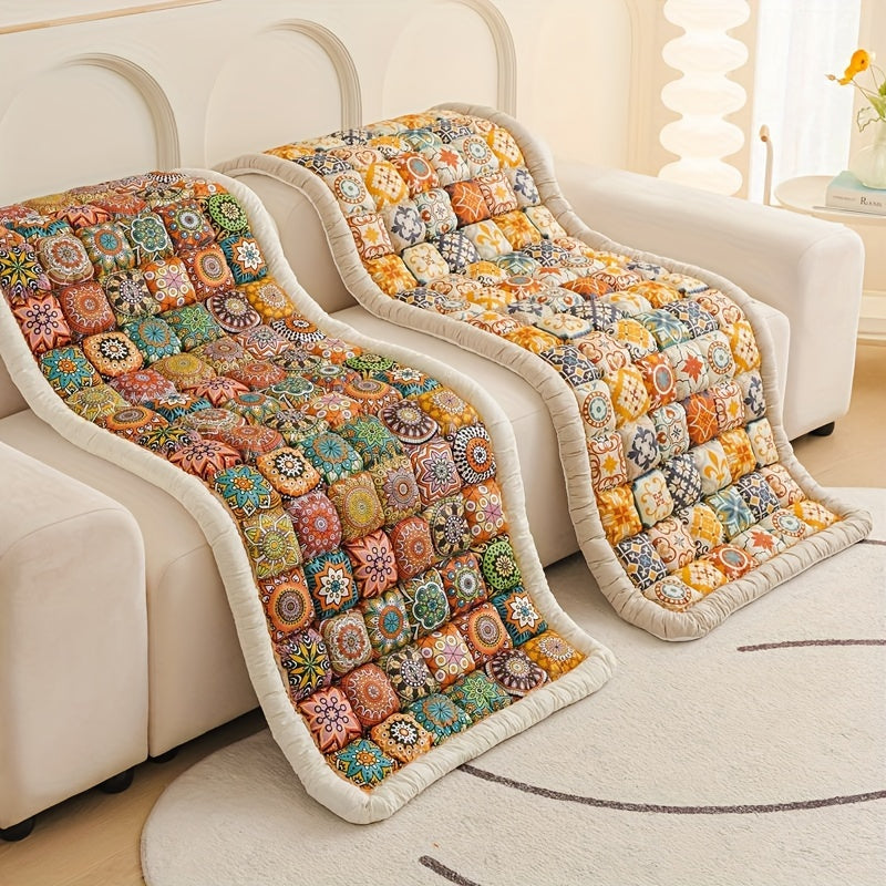 A bohemian style four seasons non-slip high quality sofa cushion