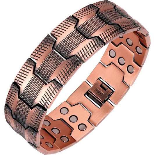 Copper Bracelet for Men, 3X Ultra Strength Magnetic Bracelets