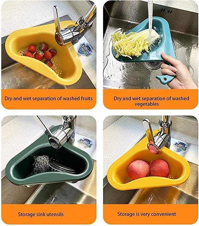 Kitchen Sink Drain Basket Swan Drain Rack (4-pack)