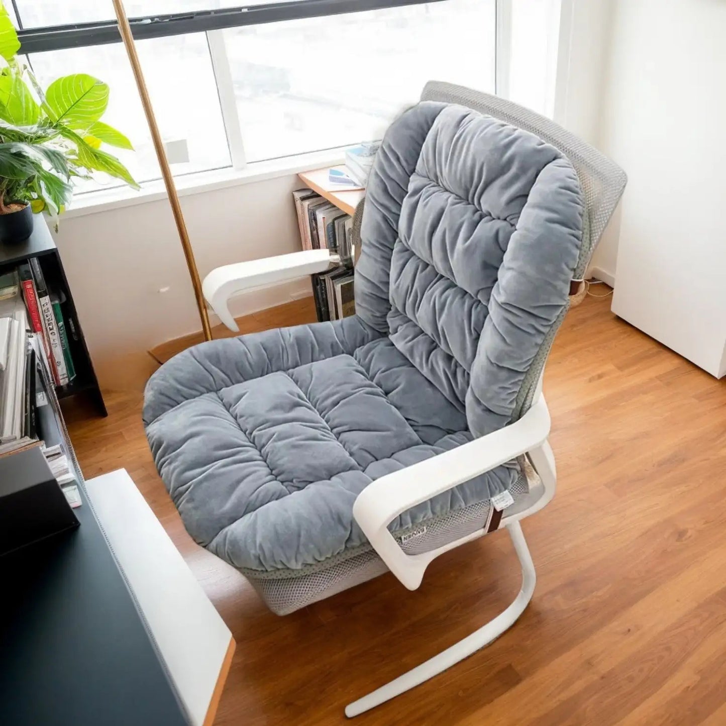 Ergonomic Office Chair Cushion with Integrated Backrest
