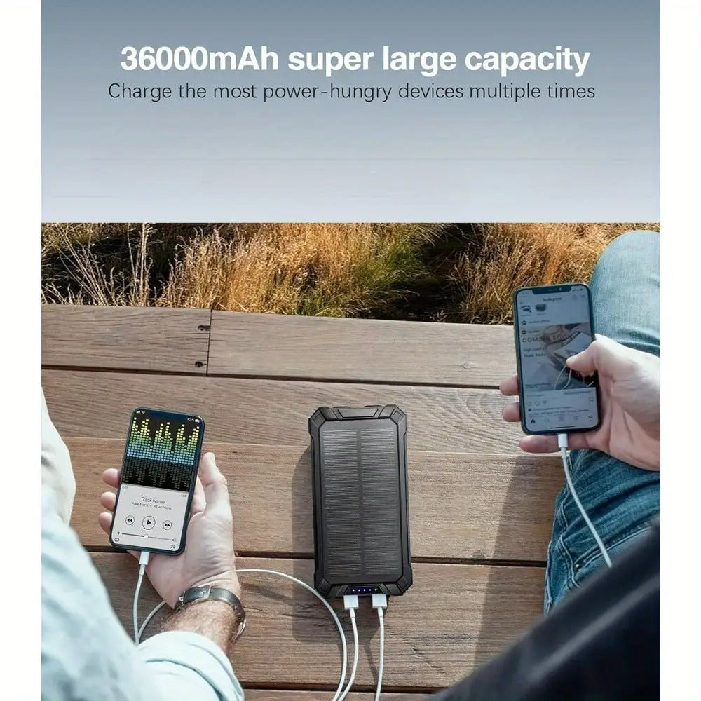 20000mAh Solar Tactical Power Bank