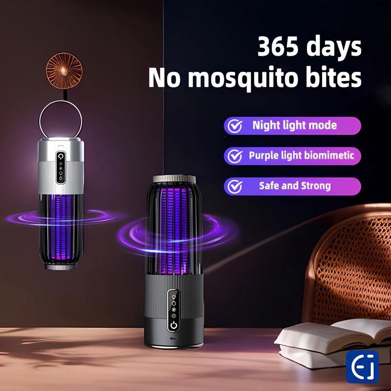 2025 New 2-in-1 Portable Rechargeable Outdoor Mosquito Killer Lamp
